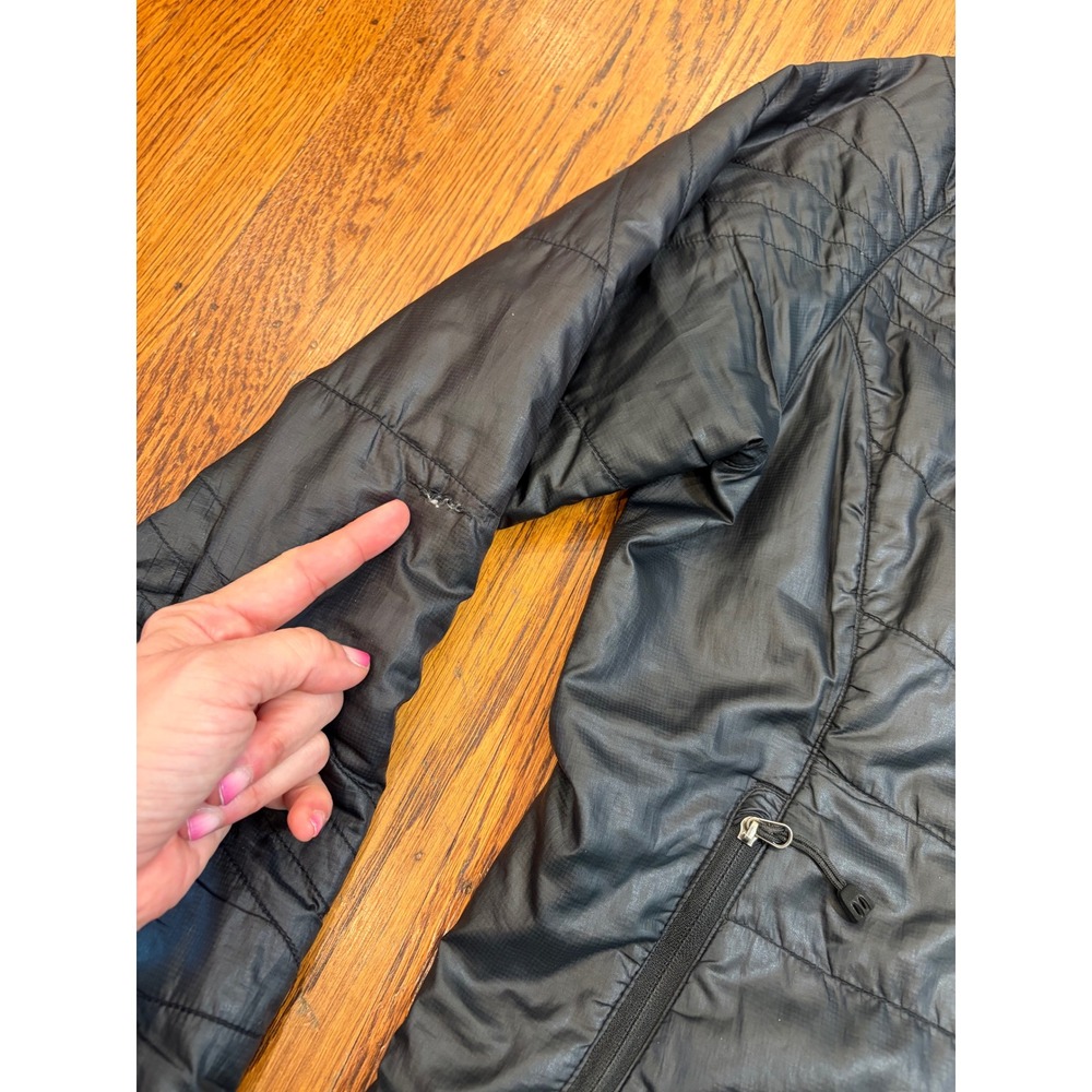 REI Women's PrimaLoft Pertex Quantum Eco Puffer Jacket Black Packable M - Picture 3 of 10